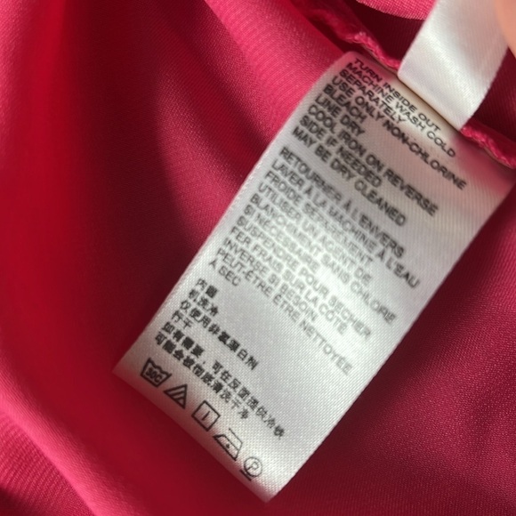 Free People Hattie Silky Tunic/ Mini Slip Dress Raspberry Pink - Picture 10 of 13